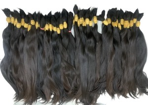 100% ต่อผมมนุษย์แท้ Remy ทำจากหนังศีรษะสองชั้นเรียงกันเป็นจำนวนมากพร้อมส่งออกไปยังประเทศเวียดนาม - Product Image 6