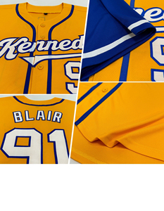 Maillot de baseball personnalisé à faible MOQ, OEM, vierge, impression par sublimation, uniforme cousu - Product Image 5
