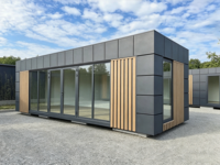 Design moderne, luxe, durabilité, construction rapide, pièce modulaire en conteneur mobile pouvant servir de bureau et personnalisable