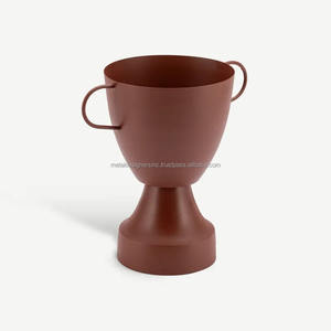 Trofeo de Metal/jarrones de flores estilo taza para piso y mesa hogar y jardín decorativos para sala de estar boda fiesta de vacaciones - Product Image 1