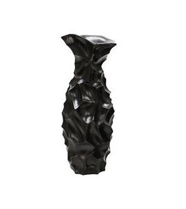 Nouveauté Vase à fleurs en métal de luxe, design moderne pour la décoration de la maison, de l'hôtel et du mariage, revêtement en poudre de couleur noire personnalisée - Product Image 1