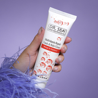 Crème pour les mains et les ongles multivitaminée à la mangue et à la vitamine E par Dr.SEA Cosmetics Israël Produits de la mer Morte Échantillons gratuits Livraison rapide