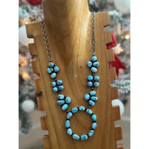 Travis J. Ensemble de colliers en turquoise et argent sterling Golden Hills Cultural Collectible - Product Image 4