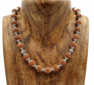 Collier pour femme en argent 925 de haute qualité, 18 pouces, avec perles, design de fermoir, tendance, plaqué or, fait à la main, certifié par un tiers, naturel - Product Image 2