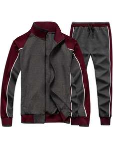 Conjuntos Deportivos de Invierno Transpirables para Hombre a Bajo Precio, Logotipo Personalizado, 100% Algodón Felpa, Servicio OEM - Product Image 4