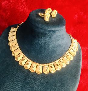 ชุดเครื่องประดับแฟชั่นชุบทอง24K สไตล์คลาสสิกดูไบสำหรับฝรั่งเศส - Product Image 1