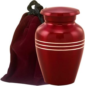 Urna Decorativa Morada de 50 ml para Cenizas, Mini Urna Conmemorativa de Recuerdo, Venta al por Mayor - Product Image 2