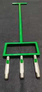 Aireador con púas de acero inoxidable desmontables para césped - Product Image 3