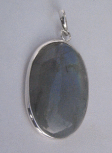 Handmade 925 Sterling Silver Shah Gems Pendant for Women Natural Labradorite Bezel Setting Rose <b>Gold</b> Material Charm <b>Number</b> - Product Image 1