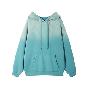 New fashion blank 100% cotton crewneck sweatshirt custom logo loose <b>thick</b> pullover oversized <b>mens</b> <b>hoodies</b> - Product Image 2