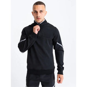 Conjunto Deportivo Personalizado de Felpa Francesa para Hombre, Corte Ajustado, con Logotipo Estampado, de Dos Piezas, Sudadera con Capucha y Pantalones Cortos para Entrenamiento - Product Image 3