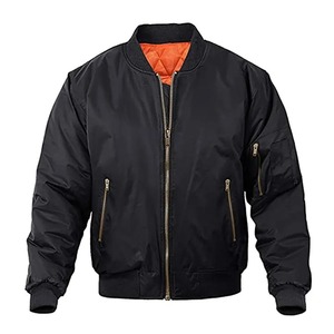 Blouson aviateur à la mode vierge pour hommes fabriqué avec un rembourrage léger idéal pour l'hiver Solutions de tenue décontractée OEM - Product Image 1