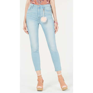 Jeans Skinny a Vita Alta per Ragazzi Tinseltown Blu Brillante Taglia 0 - Denim Elasticizzato Traspirante a Vita Bassa, Pantaloni a Matita Comodi - Product Image 1