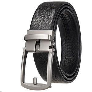 Cinturones de Cuero Vacuno para Hombre, Hebilla de Acero, Impermeables, Transpirables, de Alta Calidad, Lujosos, OEM Personalizables 2026 - Product Image 5