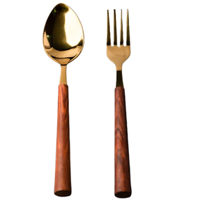 Mayorista Mango de diseñador Cubiertos de acero inoxidable Acabado en plata Cucharas metálicas Tenedores Hogar Hotel Restaurante Servicio de catering - Product Image 5