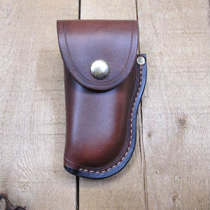 Étui en cuir marron fait main de haute qualité, durable, pour port dissimulé, avec clip en acier, options personnalisées - Product Image 4