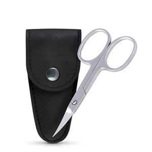 Meilleure vente de ciseaux à ongles en acier inoxydable avec étui en cuir ciseaux à ongles japonais en acier robuste - Product Image 1