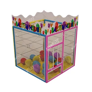 ¡Nuevo producto! Maxplay-casa de bolas personalizable, área de juego comercial colorida, tamaño pequeño, de alta calidad