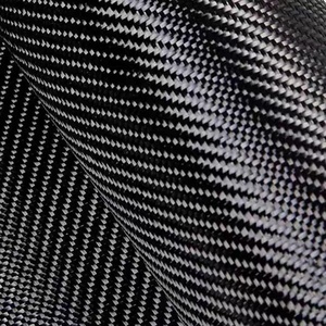 3K 160gsm 200gsm tejido de sarga tela de fibra de carbono seca 2x2 tela de fibra de carbono ligera - Product Image 4