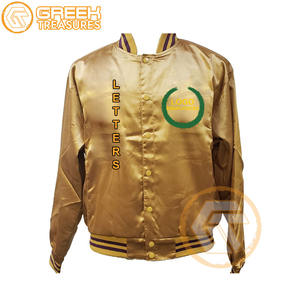 แจ็กเก็ตผ้าซาตินโอเมก้าสำหรับผู้ชายแจ็กเก็ตผ้าพิมพ์ลายตามสั่งระบายอากาศได้ - Product Image 2