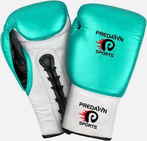 ถุงมือชกมวยหนังวัวแท้แบบสปาร์ริง  น้ำหนักมาตรฐาน  ด้ามจับกันลื่น  สำหรับซ้อมมวยแบบถุงทราย  แบบผูกเชือก - Product Image 4
