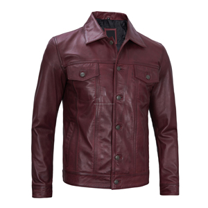 Chaqueta de moda de cuero de diseño Premium de alta calidad para hombre, ajuste Regular con tela de lona, última chaqueta de moda para mí - Product Image 4