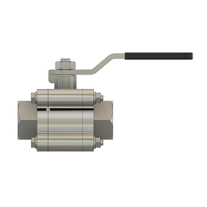 Válvula de Bola de Acero al Carbono ASTM A105, Pasante Completo, 3 Piezas, Tamaño 2 Pulgadas, Clase 150, Alta Calidad, Aplicación para Agua, NPT, PTFE, EPDM - Product Image 5