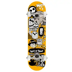 Pro Skateboard manufacturer OEM Custom blank 7ply full canadian maple skateboard deck with printed artwork
