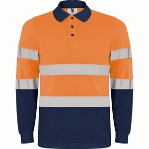 Maglietta Polo ad Alta Visibilità POLARIS L/S, Articolo Promozionale per Merchandising - Product Image 3