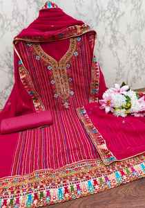 Costume de robe en soie exclusif pour femmes Accessoires pour adultes de style ethnique - Product Image 6