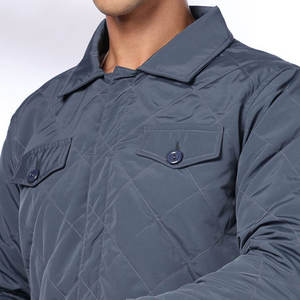 Veste matelassée pour hommes de qualité supérieure, nouveau design, veste en duvet d'hiver à fermeture éclair lourde, vente à chaud - Product Image 6