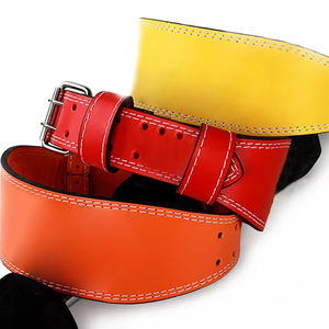 Ceinture de soutien de taille en cuir de vachette ceinture de puissance de gymnastique Logo personnalisé ceintures d'haltérophilie de musculation à vendre - Product Image 6