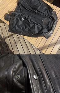 Veste en cuir véritable pour homme, col blanc, veste en cuir de veau, cuir de vache naturel, manteau pour homme, coupe ajustée, cuir de vache de première qualité, veste de motard - Product Image 4