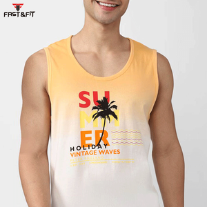 เสื้อกล้ามออกกำลังกายลำลองคุณภาพสูง ผลิตอย่างมืออาชีพ ผ้าฝ้าย 100% น้ำหนักเบา แห้งเร็ว ระบายอากาศได้ดี สวมใส่สบาย - Product Image 5