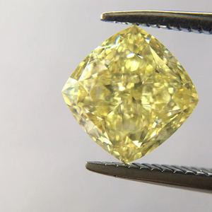 Fancy Intense Yellow Brilliant Cushion Cut 1.30 Carat VVS2 Clarity GIA Certified Natural Loose Diamonds From India Wholesale OEM - Product Image 1
