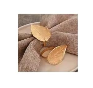 Rond de serviette rose doré fleur d'hôtel pour la décoration de table de la Saint-Valentin pour la fête de mariage - Product Image 2