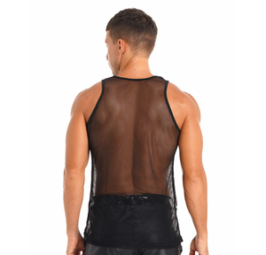 Camiseta Deportiva Casual para Hombre 2026, sin Mangas, para Gimnasio, Correr, Malla Transpirable, Color Sólido, 100% Algodón - Product Image 6