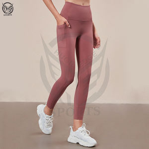 Sexy Butt Lift up Super Stretch Leggings Mujer Gris Cremallera Fly Push Up Legging Slim-Fit Skinny Leggings para mujer - Product Image 2
