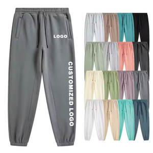 กางเกงวอร์มลำลองสำหรับผู้ชายกางเกงวิ่งผ้าฟลีซสำหรับทั้ง100% และชายและหญิงกางเกงผ้าแคนวาสสำหรับวิ่งพิมพ์โลโก้ออกแบบได้ตามที่ต้องการ - Product Image 1