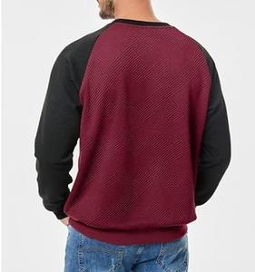 Sudadera con Capucha y Cremallera de Manga Raglán de Alta Calidad OEM ODM al por Mayor, Antiarrugas, Unisex, de Algodón Grueso, Corte Regular, para Invierno - Product Image 2