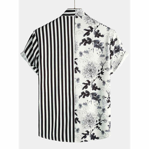 Chemise Hawaïenne Homme en Tissu Polyester Lisse Infroissable, Chemise Hawaïenne Homme en Viscose de Luxe Style Resort - Product Image 5