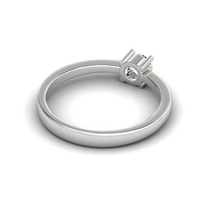 Anillo de oro macizo de 14 quilates, nuevo diseño elegante, anillos de joyería fina con diamantes reales de corte redondo, anillo OEM, ajuste de punta al por mayor ODM - Product Image 3