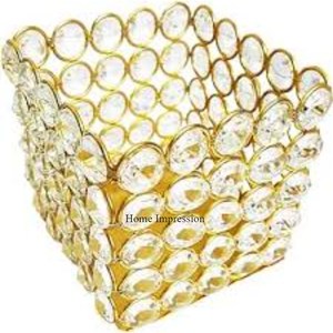 Portavelas de cristal de aspecto estándar de diseño Simple, Arte Creativo moderno, Material de alta calidad estándar de fabricante indio - Product Image 5