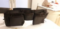 Sac multi-outils portable robuste avec ceinture pour le jardinage avec cuir toile nylon polyester PVC fer personnalisable OEM