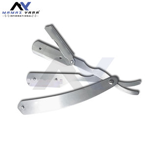 Swing Lock Straight Edge Barber Razor with Leather Case Professional Shaving Razor <b>for</b> <b>Men</b> & Women Bikini Underarm <b>Shaver</b> - Product Image 4