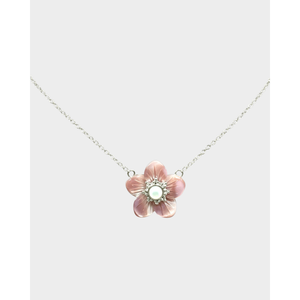 Rhodium Plated Shell Cross Pendant Necklace for Wedding Engagement Gift - Product Image 2