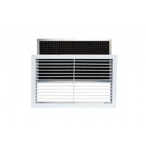 Grille d'admission en aluminium blanc peint Tecnosystemi avec filtre amovible pour climatisation et grilles d'aération - Product Image 1