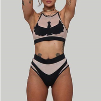 Tenue de danse de ballet pour filles adultes en haut et en bas de couleur personnalisée pour la compétition d'entraînement au poteau Performance sur scène de remise en forme