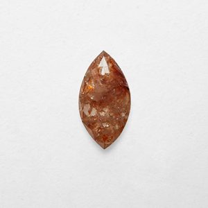 Diamant synthétique de laboratoire de 1,23 ct, taille marquise, couleur sel et poivre, 11,90x6,30x1,90 mm, excellente taille pour la fabrication de bijoux, avec certificat IGI - Product Image 1