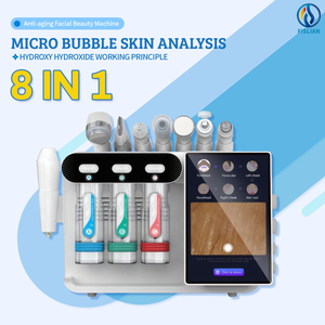 Professionele draagbare nano-sprayer gezichtsbehandeling H2O2 8-in-1 gezichts zuurstof jet apparaat voor diepe reiniging hydratatie beautysalon - Product Image 1